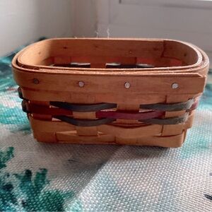 Longaberger business card basket